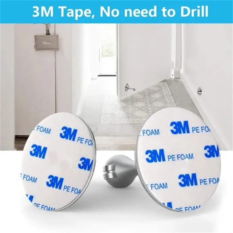 Magnetic Door Stopper Stainless Steel Indoor