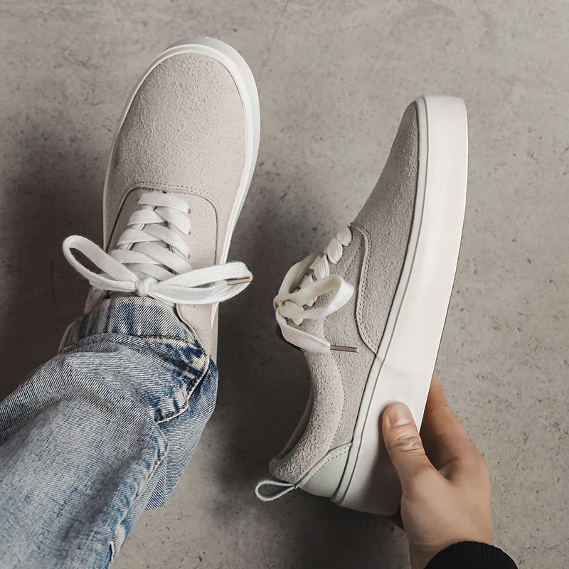 Hot Sale Men Casual Shoes Chunky Sneakers Anti-slip Skateboard Shoes Spring Autumn Platform Sneakers Designer Vulcanized Shoes 4