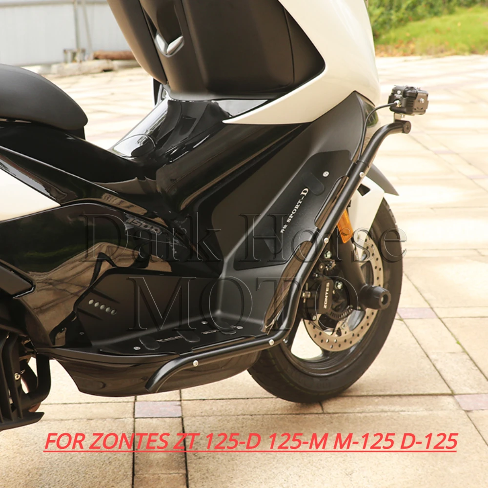 

Motorcycle Bumper Stainless Steel Guard Left and Right Bumper Spotlight Bracket FOR ZONTES ZT 125-D 125-M M-125 D-125