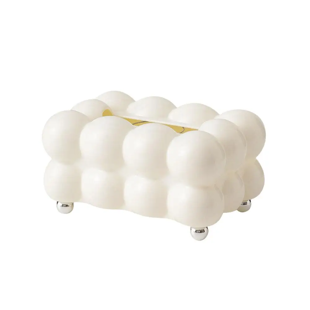 Facial Tissue Holder Cute Irregular Cloud Bear Shell Candy Drawer Luxury Home Living Room Dining Table Tissue Box Plastic 3