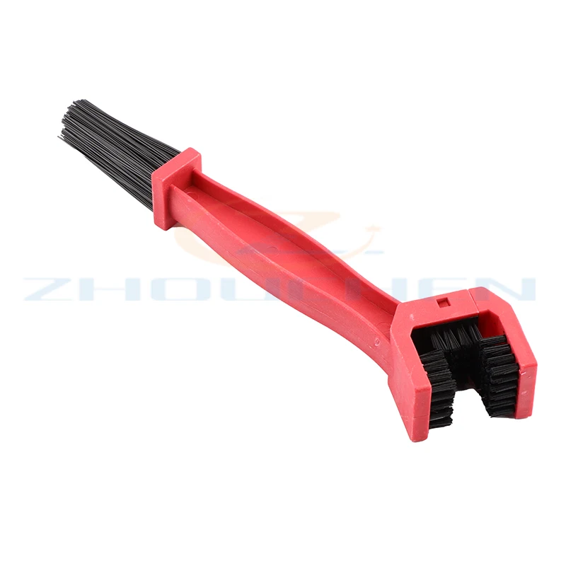 Motorcycle Chain Maintenance Cleaning Brush Tool Universal Care Cleaning Brush Bicycle Chain Care Cleaner Dirt