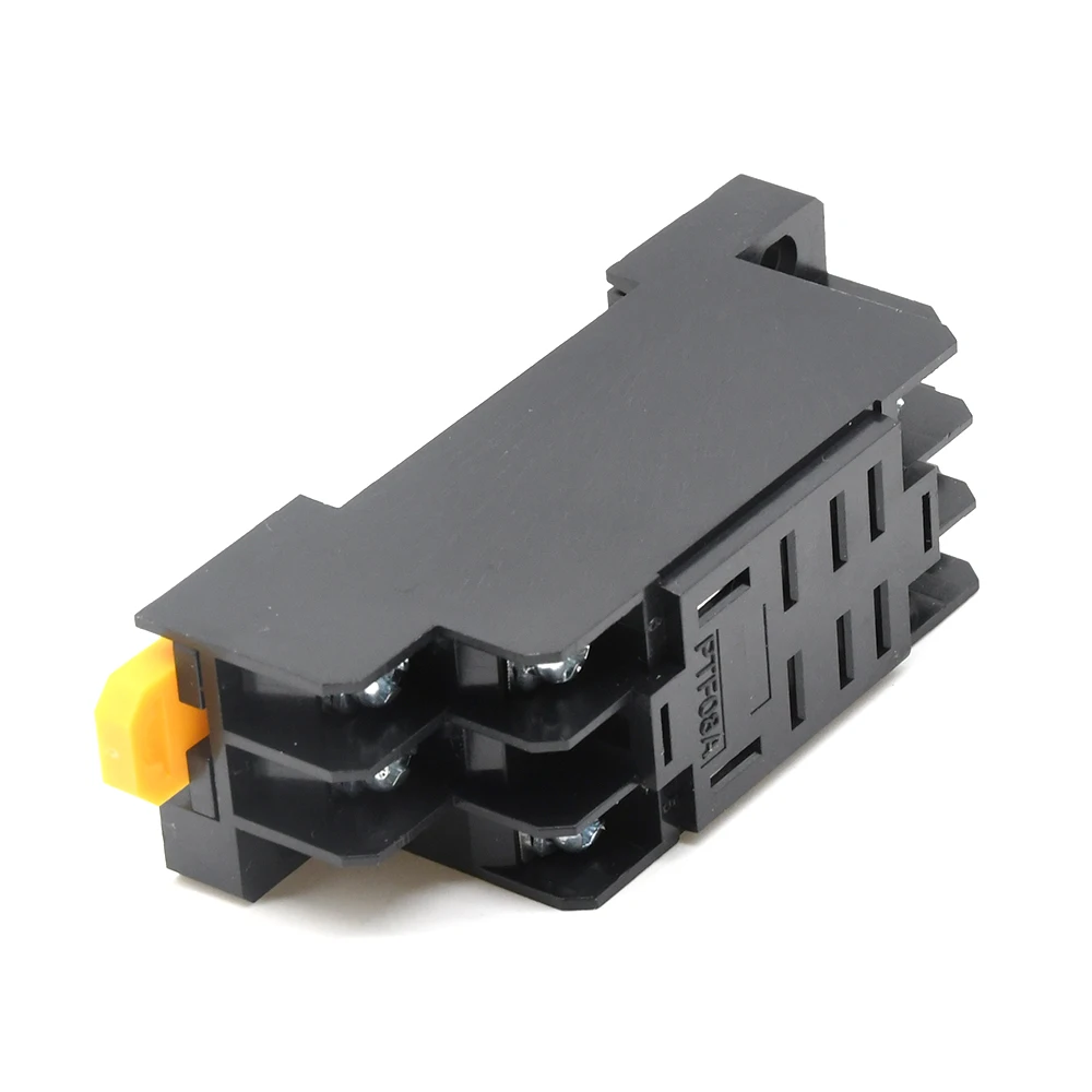 Relay photographed next to wiring block