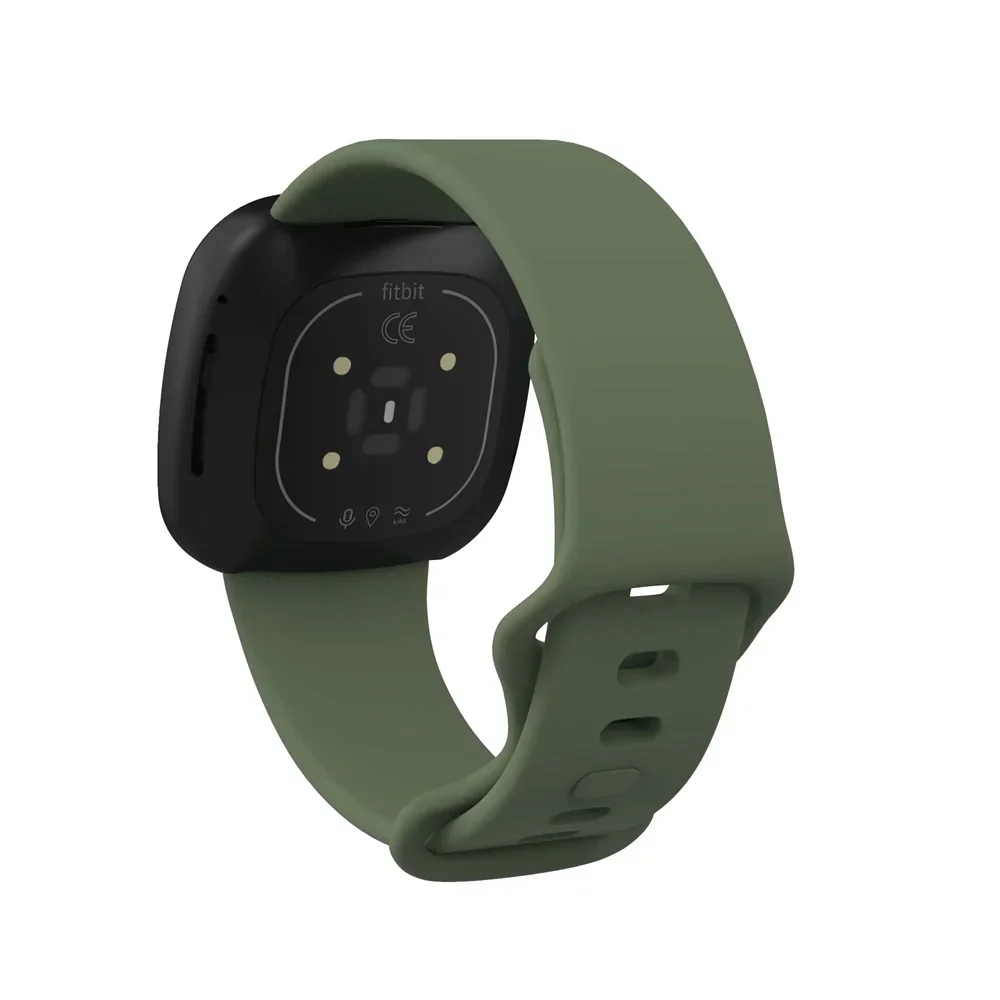 Durable Silicone Adjustable Watchband - Single Color Strap