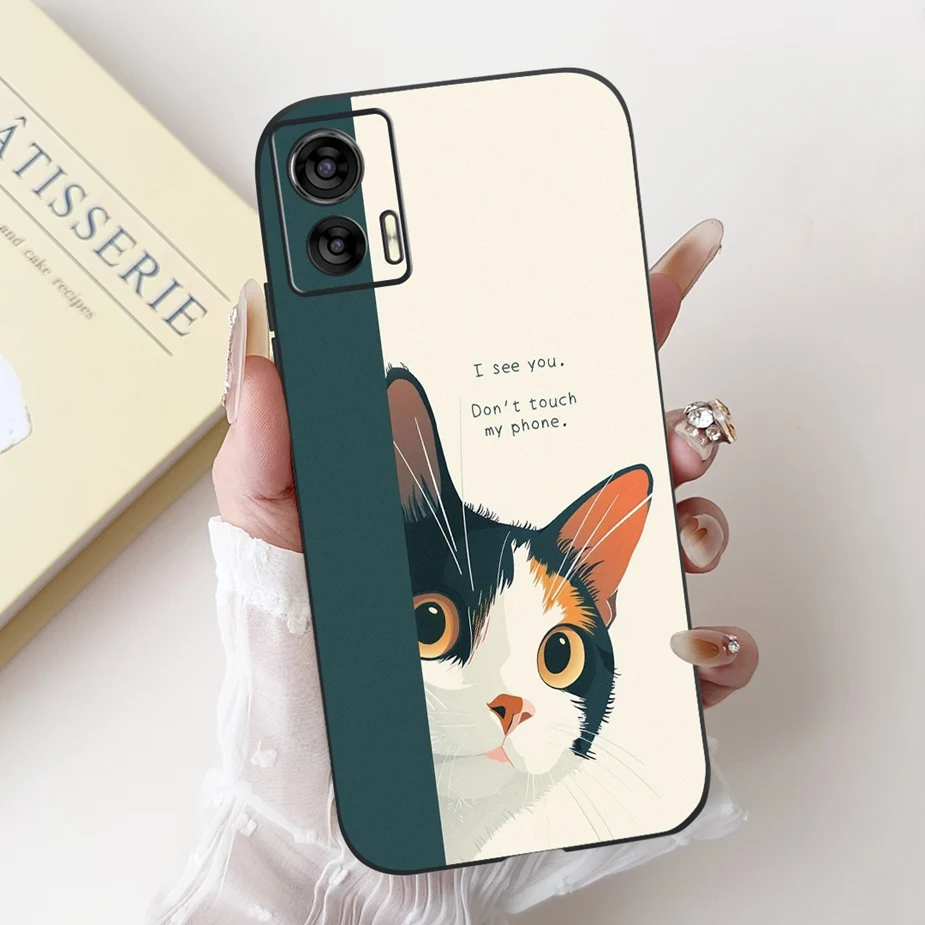 Cute Panda Cartoon Shockproof Soft TPU Phone Case for Motorola Edge 30 Lite