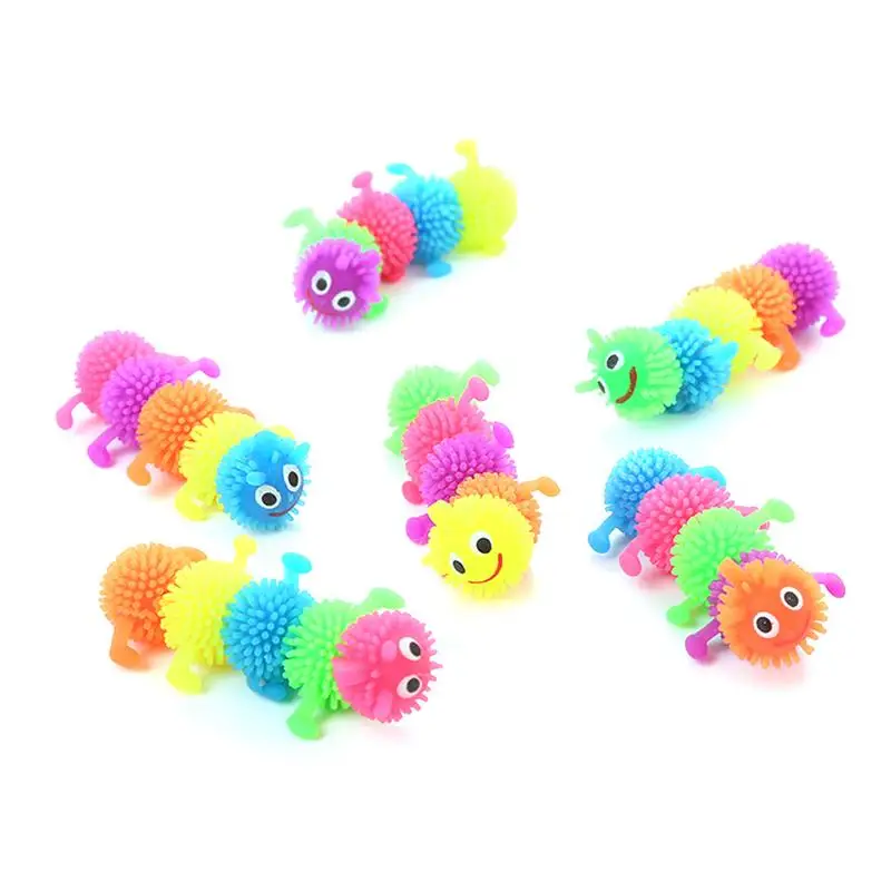 

Pet Cat Doll Fun TPR Rubber Simulation Caterpillar Toy