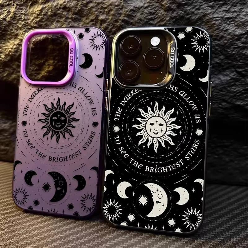 Iphone Rx Fake Moon Retro Moon Sun God Matte Phone Case for iPhone 17 Air 16 15 14 13 12 11 ...