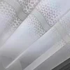 1PC Luxury Style Living Room Transparent Window Finished Curtain French Window Bedroom Screen Sunshade Breathable White Screen 2