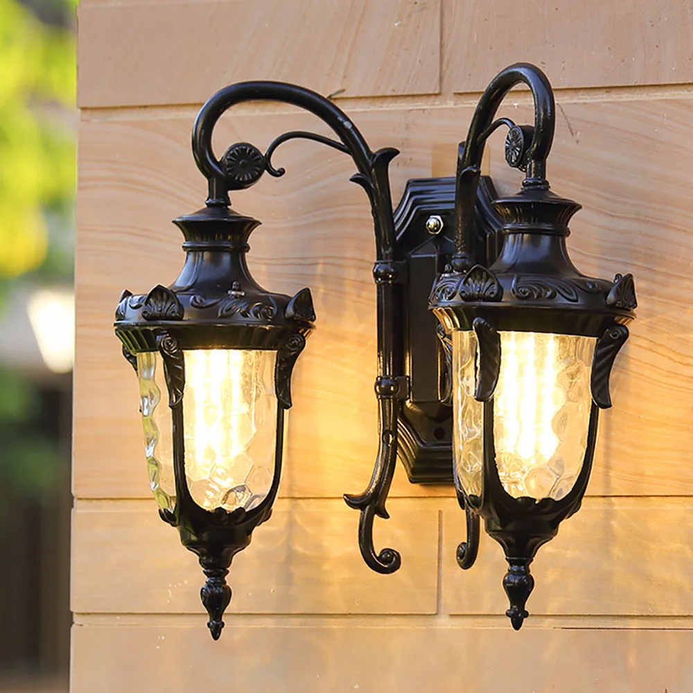 European Vintage Outdoor Wall Sconce lamp