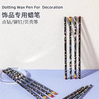22cm Nail Dotting Pen Rhinestone Studs Picker Diamond Glitter Picking Wax Pencil Manicure Nail Art Tool Manicure Dotting Tools 1