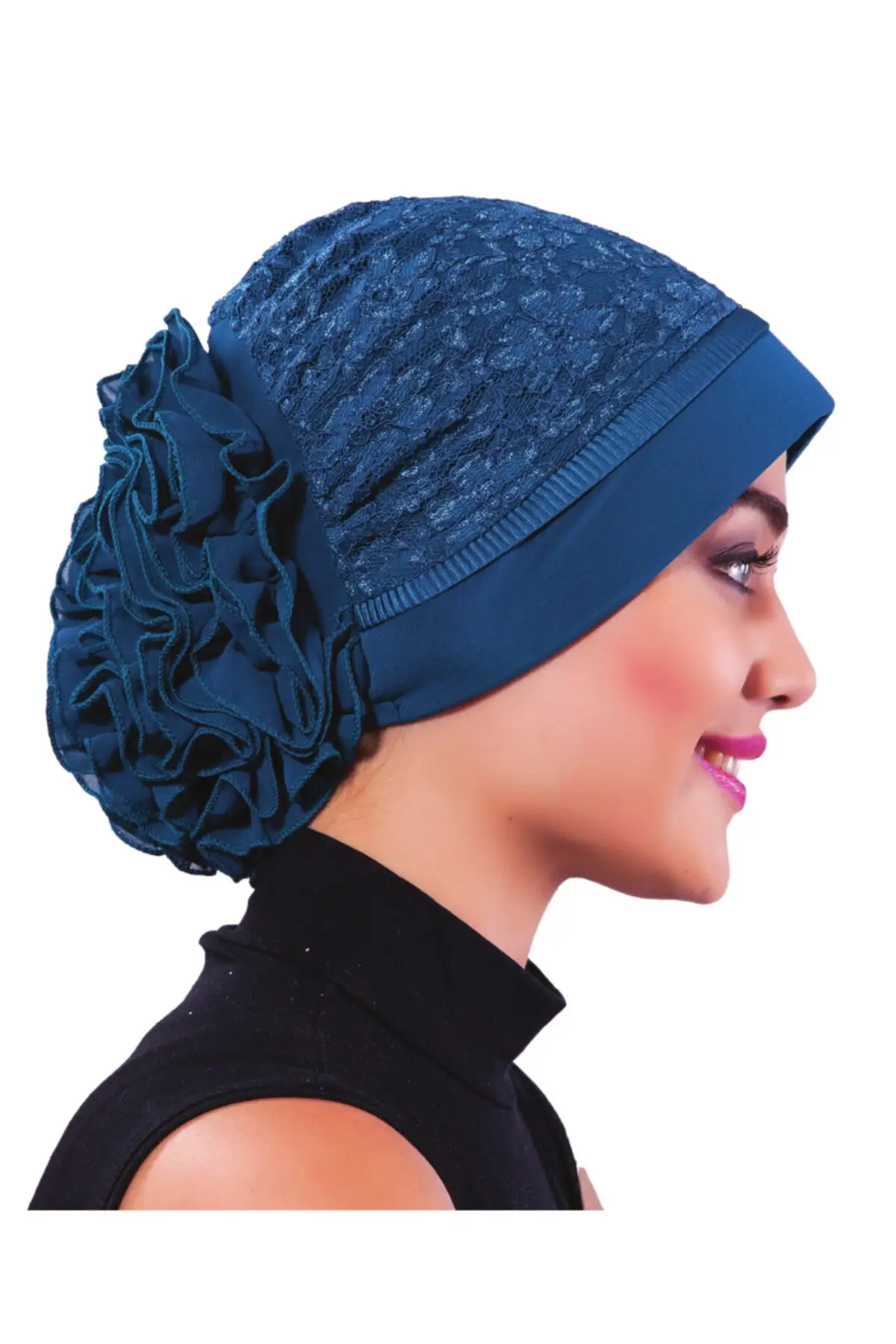 

Cord Back With Frill Front Ply Oil Ready Turban Hijab Bone Outdoor Blue Hooded Thin Gauge