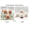 Random 1PC Pink White Capybara Squeezing Toys Squishy Toys Capybara Stress Relief Toys Pinch Stretch Decompress Stress Toys 6