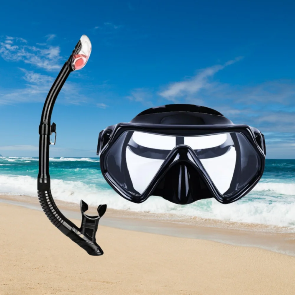 Swimming Goggles With Tempered Glass Lens High Clarity Ergonomic Adjustable Design Underwater Goggles Swim Glasses diving