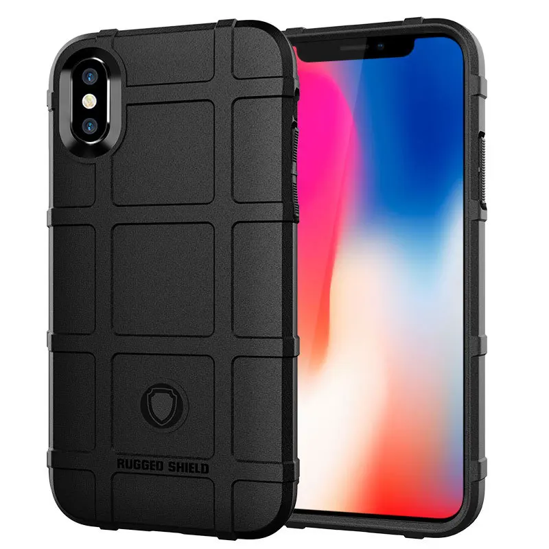 Heavy-Duty Silicone Shockproof Phone Case with Matte Finish
