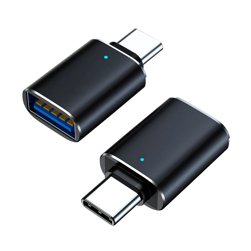 Otg adapter type c to usb3 0 connector with indicator for mobile phone