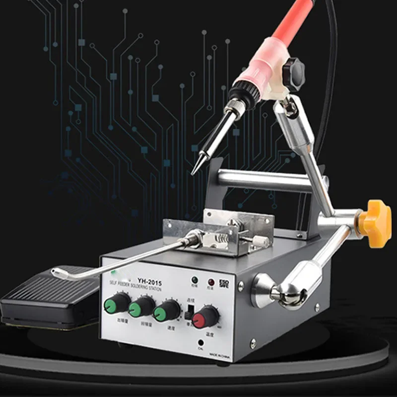 YH2015 Automatic Soldering Machine High-power Foot-operated Tin Soldering Iron 375c Tin Constant Temperature Station