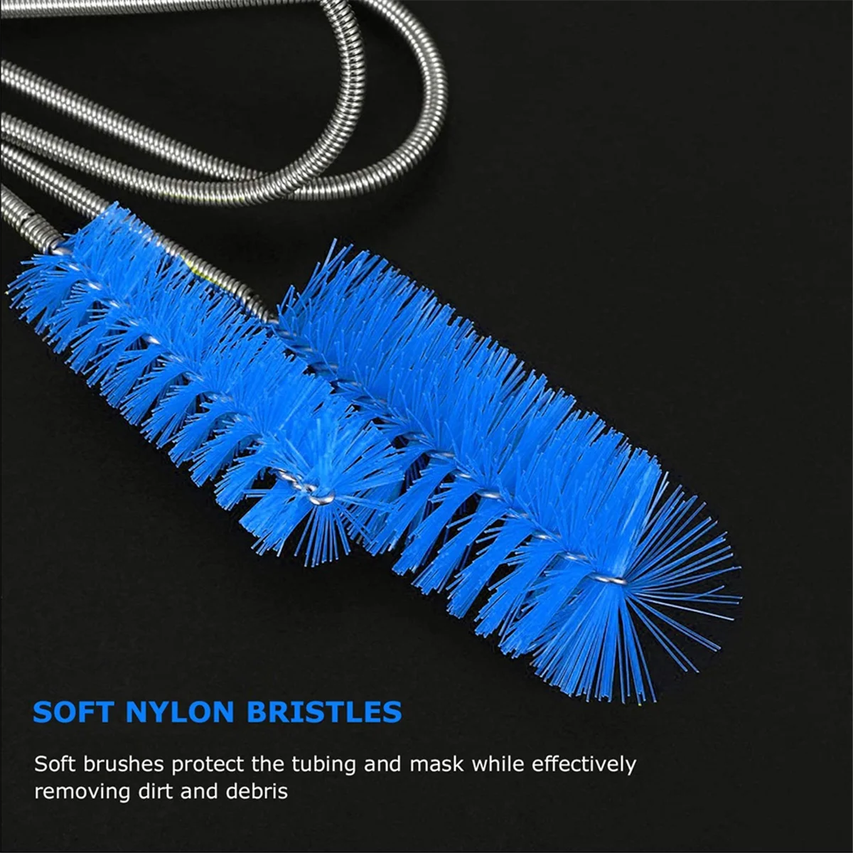 Brush Diameter 15mm 19mm CPAP Tube Cleaning Brush Suitable for Most CPAP Hose Type pipe cleaner brush