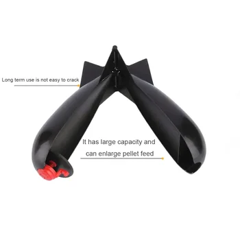 Carp Fishing Rocket Feeder Small Spod Bomb Float Bait Holder Portable Lure Container Position Gear Fishing Tackle Accessories 6