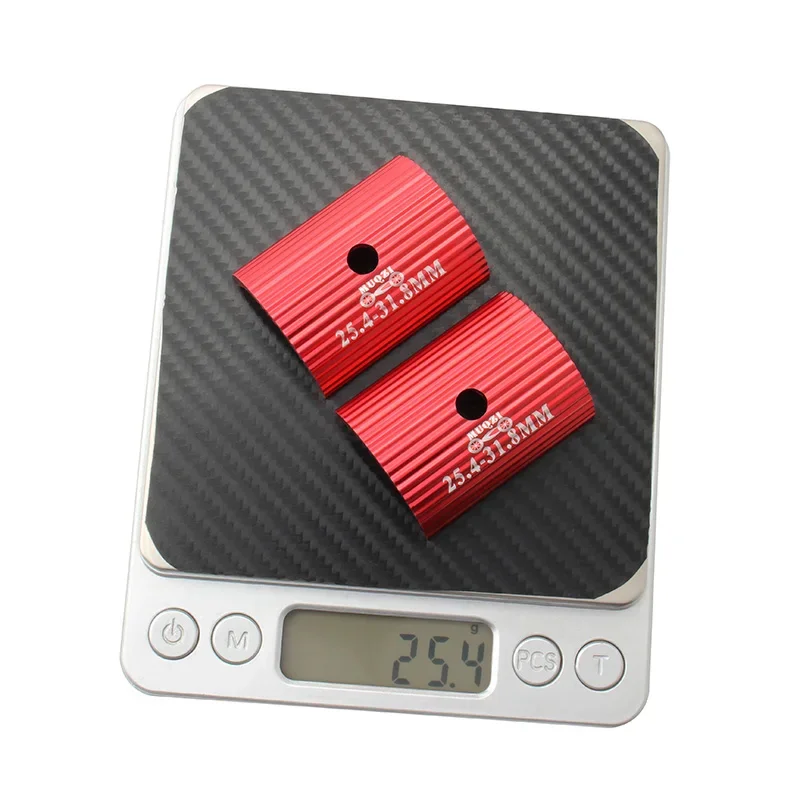 Bicycle Accessories Bike Handlebar Adapter MUQZI 1Pair Bike Handlebar Shim 25.4mm To 31.8mm 31.8mm To 35mm Aperture Adjust Adapter MTB Road Bicycle Bar Stem Reducer