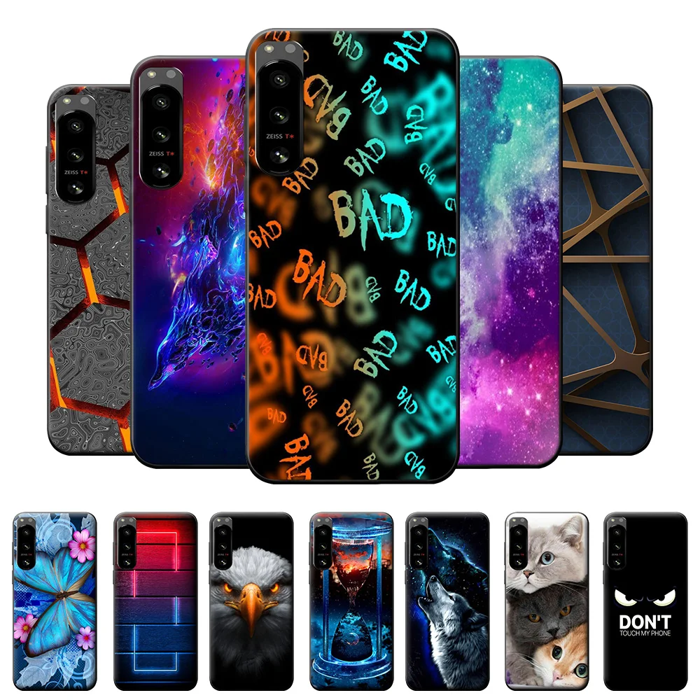 Custodia Per Sony Xperia 5 Iv Custodia Per Sony Xperia 5 Iv Cover Posteriore Morbida In Silicone Per Sony Xperia5 Iv Funda Tpu Protettiva Cute Coque