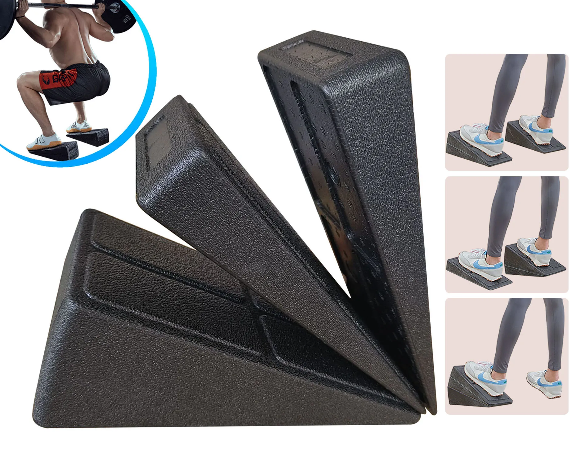 Yoga Wedge Stretch Slant Boards Adjustable Tilt Slanting Board Yoga Block Improve Lower Leg