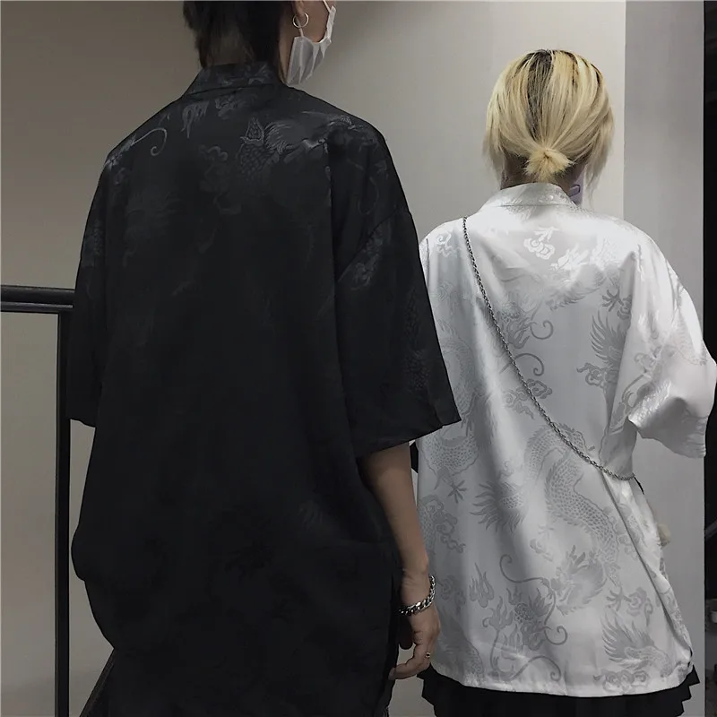 Men Chinese Style Shirt New Chinese Style Men's Shirt Chinese Tunic Suit Modern Hanfu Traditional Oriental Wu Tang Tai Chi Clothes Tang Suits Summer