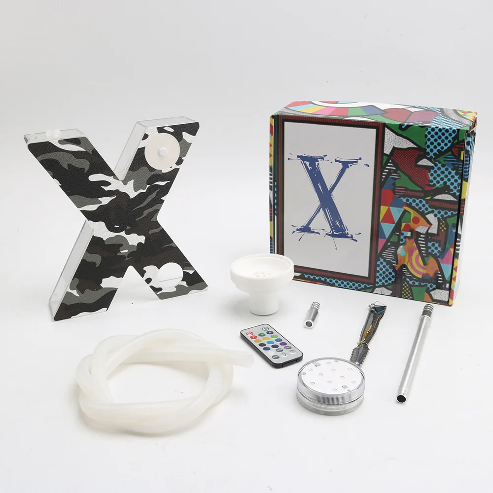 X Letter Shape Hookah Set Bongs in Australian