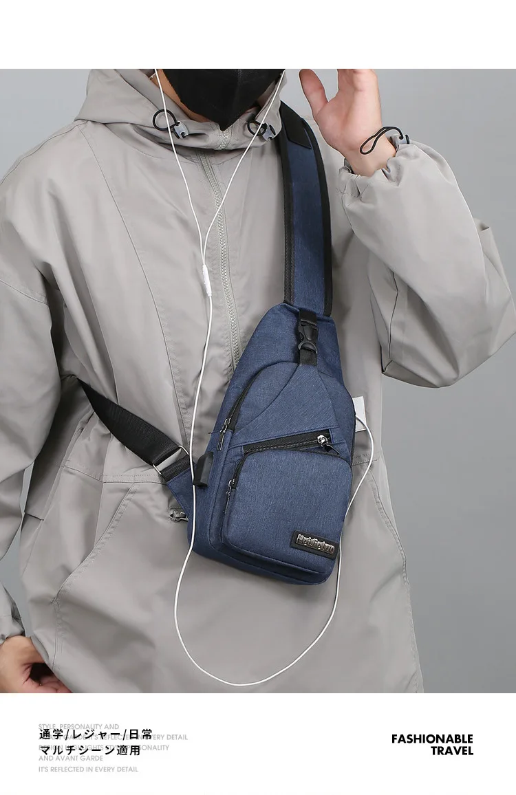 Men's Chest Bag Image 13