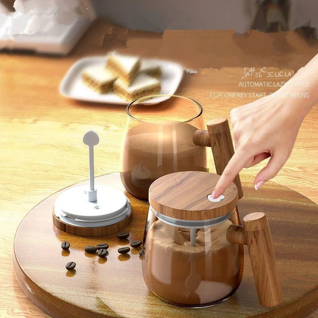 Electric High Speed Mixing Cup Self Stirring Coffee Mug Glass Automatic  Stirring Cup For Coffee - AliExpress