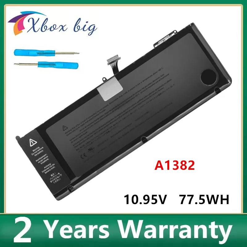 New A1382 Laptop Battery For Apple Macbook Pro 15" A1286 2011 2012