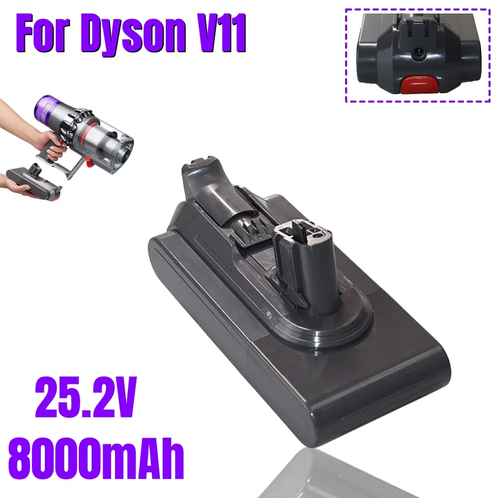 

Литий-ионный аккумулятор для пылесоса Dyson V11, 25,2 в, 8000 мАч