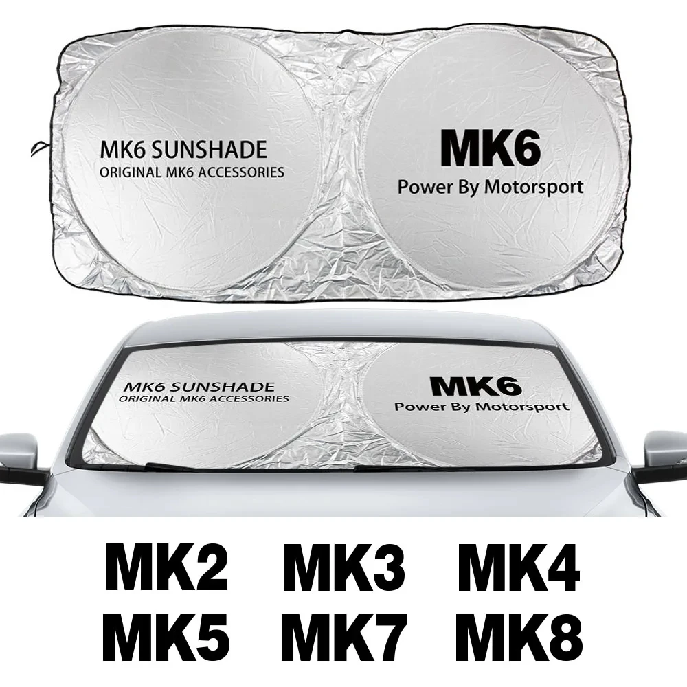 

Car Windshield Sunshade Apply for VW Volkswagen Golf 6 7 5 4 3 2 8 MK4 MK6 MK7 MK5 MK3 MK2 MK8 Anti-UV Parasol Auto Accessories