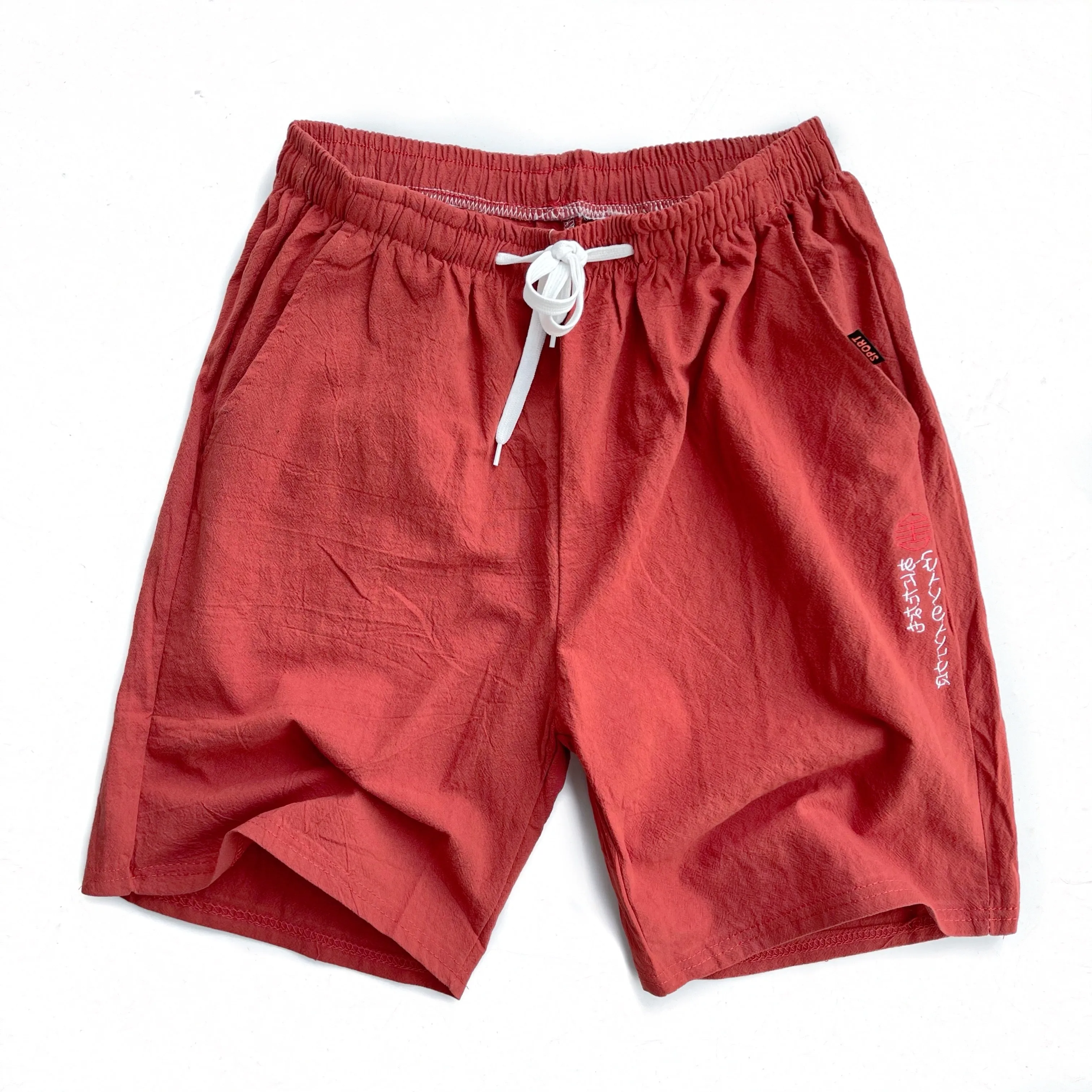 

Льняные шорты для мужчин, летние капри, спортивные и повседневные модные пляжные брюки для мужчин