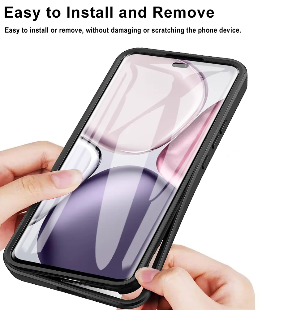 Full Body Soft Double-Sided Clear Case with 360° Protection