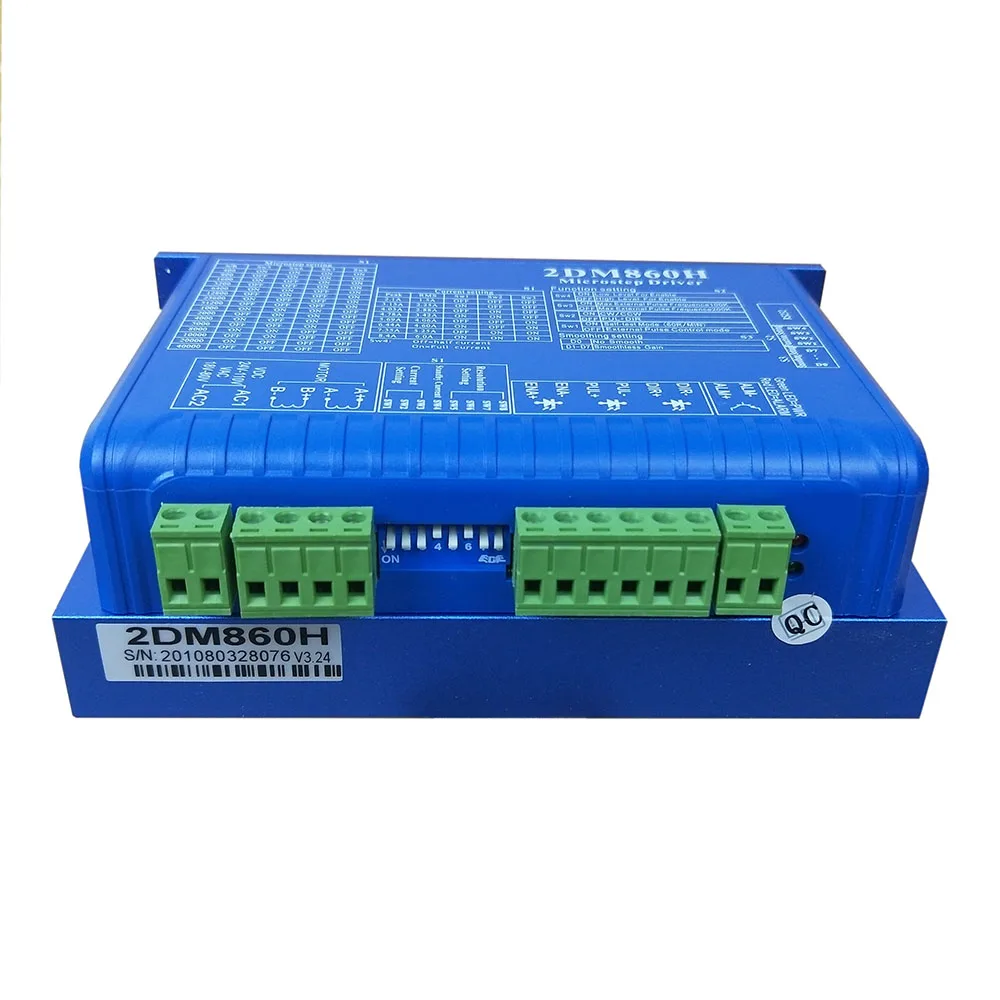 2-phase Digital Stepper Motor Driver 2DM860H 2DM860 2.1A-8.4A 24-80V AC & DC Universal For NEMA 34 Series Stepper Motor