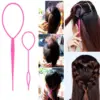 Hair Styling Comb Set Teasing Hair Brush Triple Teasing Comb Rat Tail Combs Edge Brush Hair Tail Tools Braid Tool Loop 4