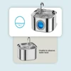 3.2L Stainless Steel Pet Water Feeder Auto Cat Fountain Smart Dog Water Dispenser Visual Window Drinking Bowl Pet Accessories 4