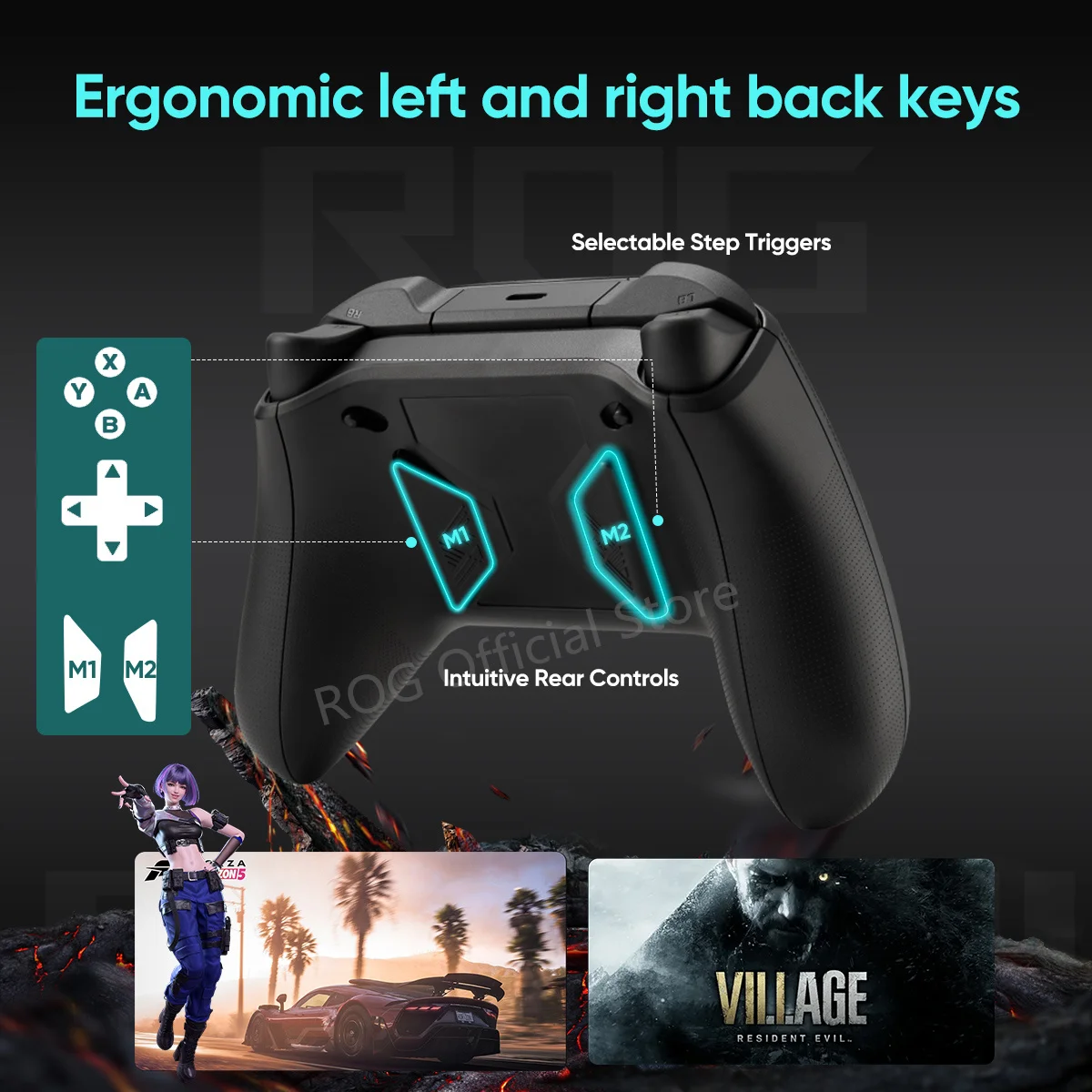 ASUS ROG Raikiri   е  Ʈѷ, Xbox ø X S/Xbox One  ܼ ̽ƽ, PC  10 11 , 