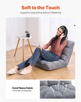 SucceBuy напольное кресло из переработанной пены, складной диван-стул, многофункциональное напольное кресло с поддержкой спины, идеально подходит для сна и чтения — изображение 3