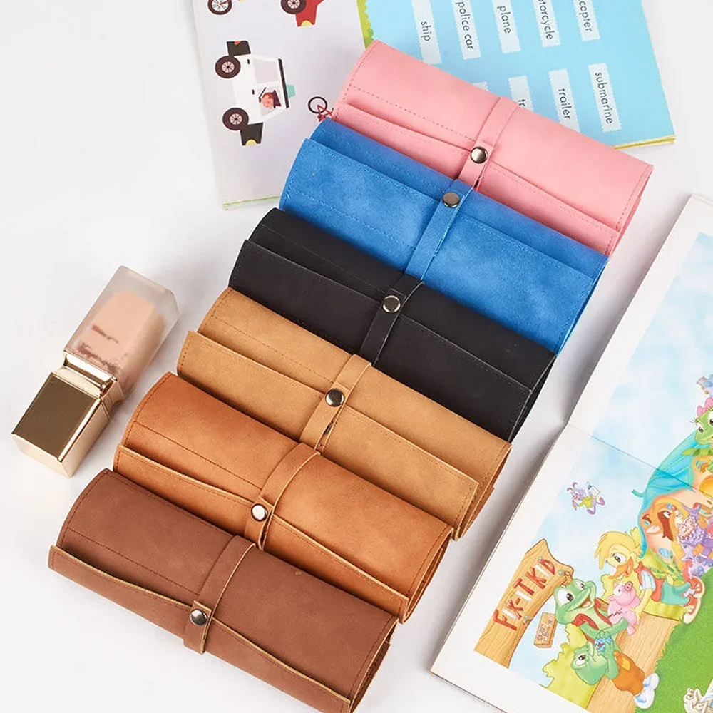 Travel Watch Organizer | Premium Full Grain Leather Watch Band Roll Organizer, 5-Slot H... - SKU WBRO0806 - UGI Packaging