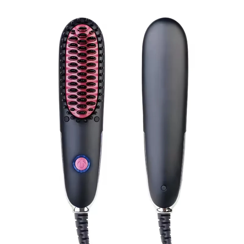 Hot Selling Professional Negative Ion Straight Hair Comb Portable Ceramic Coating Negative Ion Straight Hair Comb
