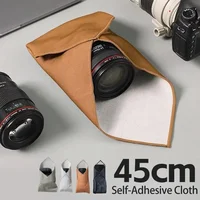 Dustproof Self Adhesive Lens Wrapping Cloth for Camera Tablet Mobile Protective Wrap Soft Cleaning Cloth Camera Bag Insert 1