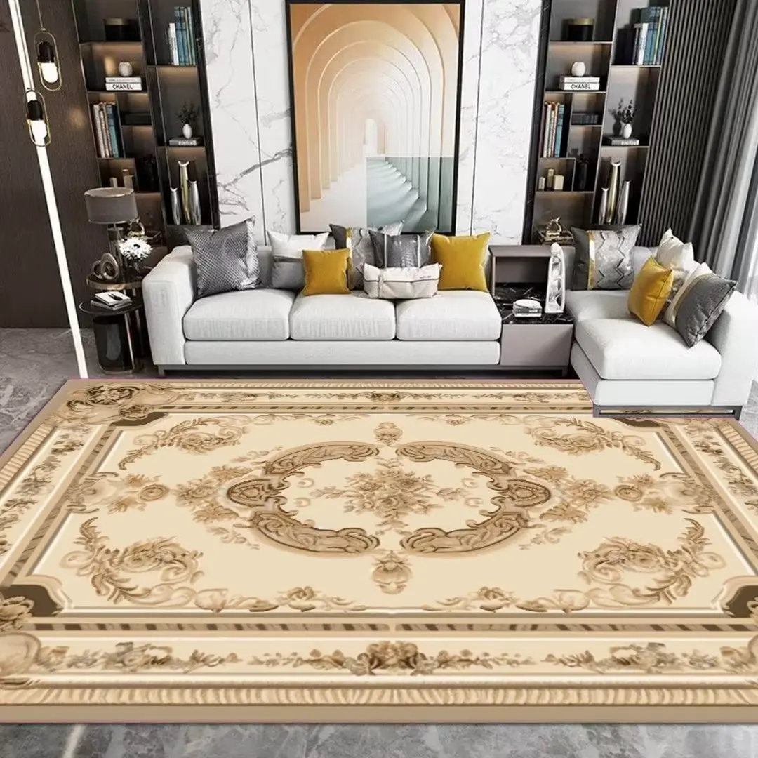 Classical Luxry soft Carpets for Living Room Decoration Home Large Area Rugs Bedroom Decor Floor Rug Non-slip Easy Washable Mat