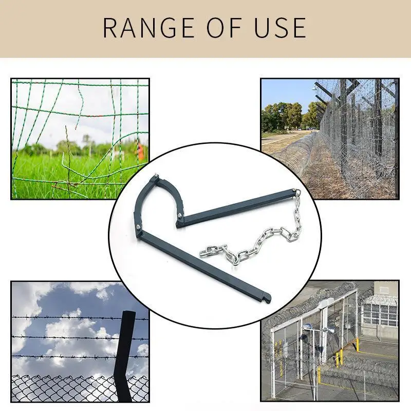 Fence Repair Tool Fence Tensioners Barbed Wire Tool Fastening Quick Tighten Garden Lawn Guardrail Repair Fixator