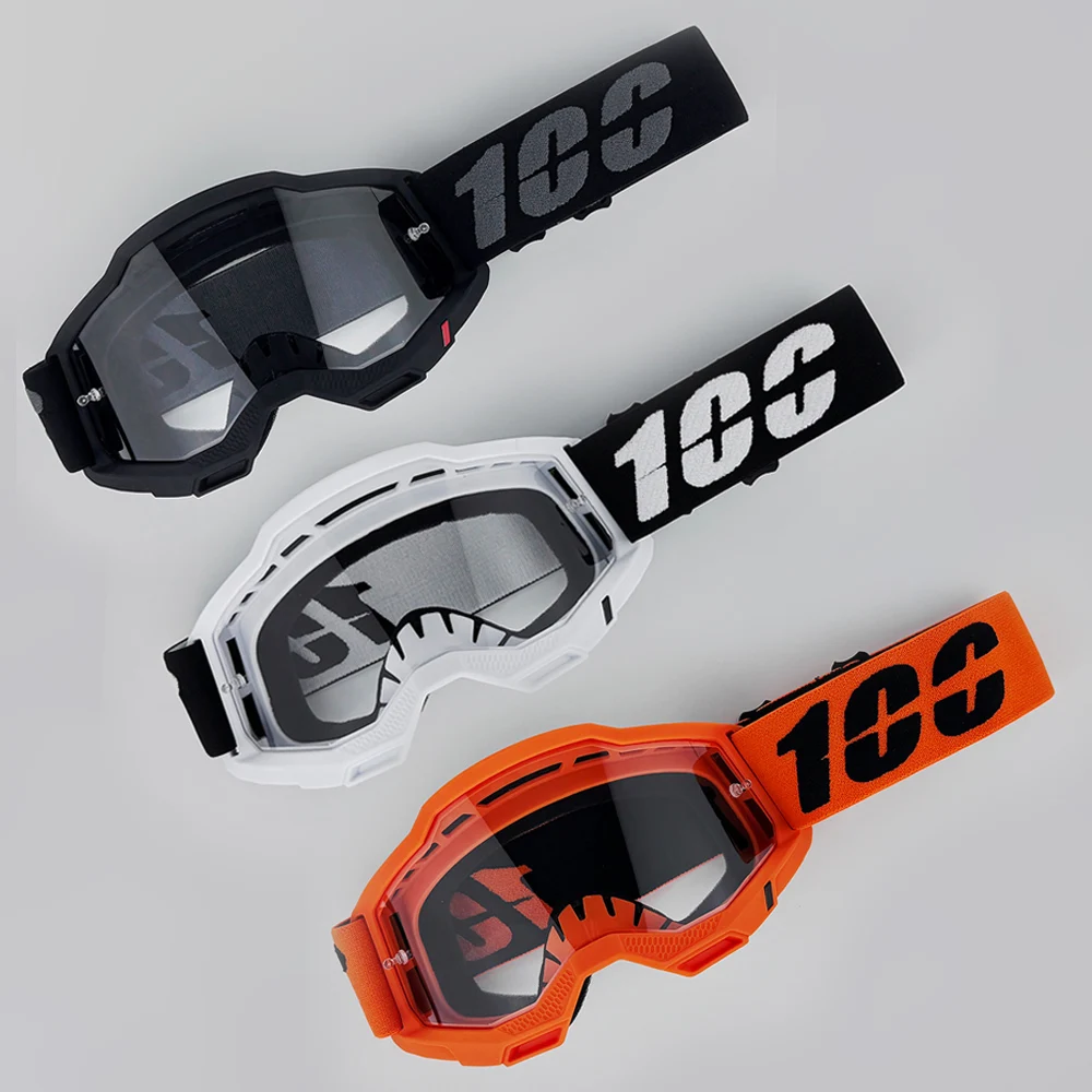 100 lunettes de Motocross moto lunettes de soleil homme vtt ATV masque coupe-vent Protection ski cyclisme course lunettes tout-terrain