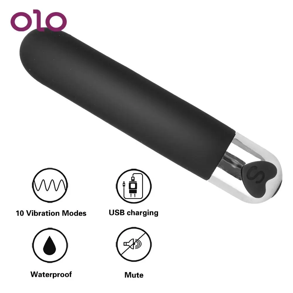 Bullet Vibrator With 10 Modes For Clitoral And G Spot Stimulation_voghion.com