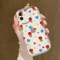Bow Wavy Edge 3D Wave Phone Case - Stylish Protective Cover for Redmi K50 (NYT-135NY24108103)