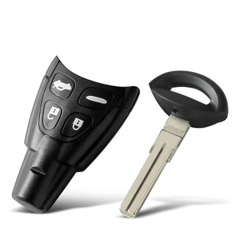 Chiave telecomando per Saab 9-3 93 2003 2004 2005 2006 2007 315Mhz 433MHZ Car Smart Key Fob Chip PCF7946AT ID46 - KEYYOU per Saab 9 3 93 2003 2004 2005 2006 2007 chiave a distanza per