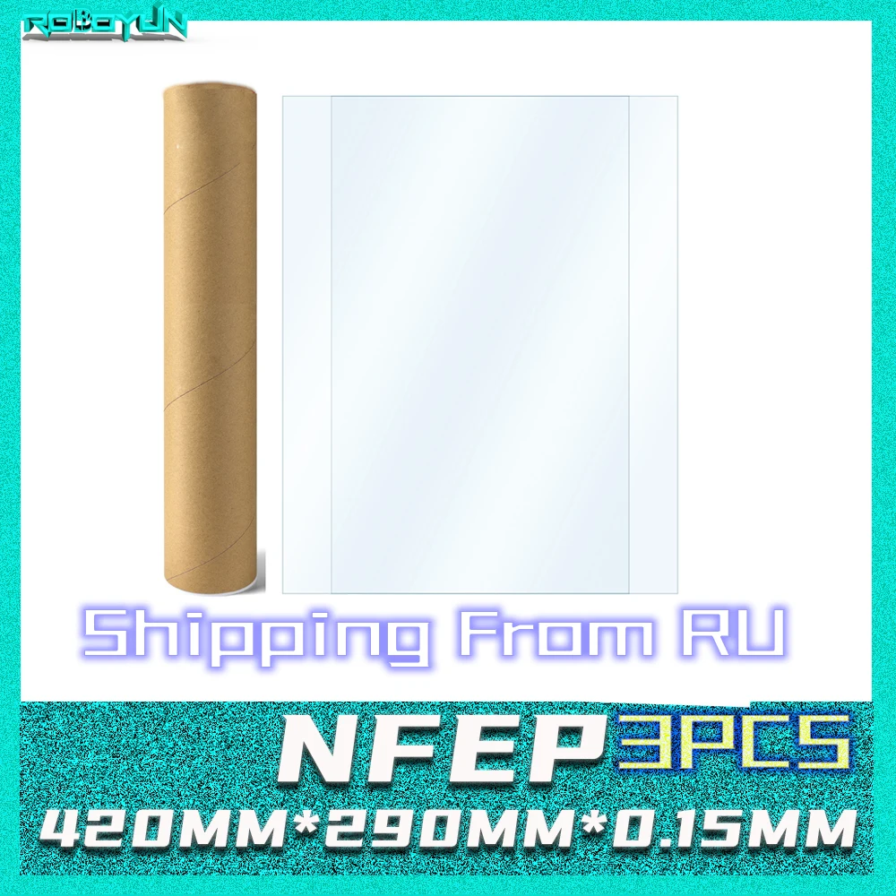 Anycubic Photon M3 Max Printer 3Pcs 13.6 Pollici Nfep Film 420*290*0.15Mm Di Spessore Per Photon M3 Max 3D Printe Parts Rts
