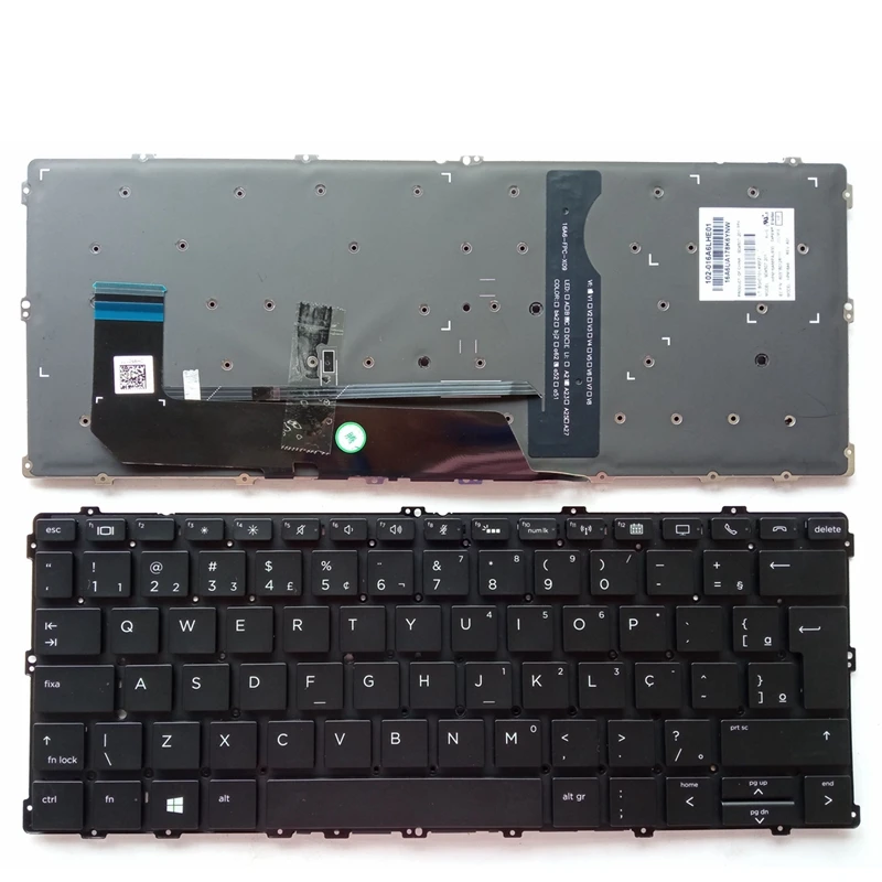 Br/Uk Nuova Tastiera Per Laptop Per Hp Elitebook X360 1030 G2 G4 G3 Hsn-104C Q10C Q20 Retroilluminato