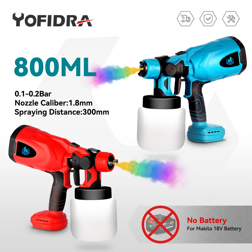 800MLCordlessElectricSprayGunPortableHouseholdDisinfectionEasy